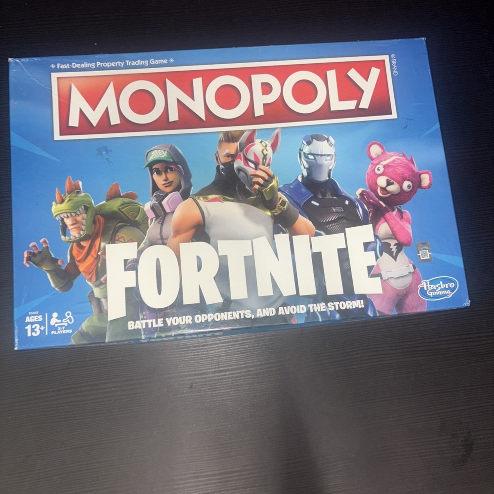 Monopoly: Fortnite Edition Board Game Used All Pieces Included